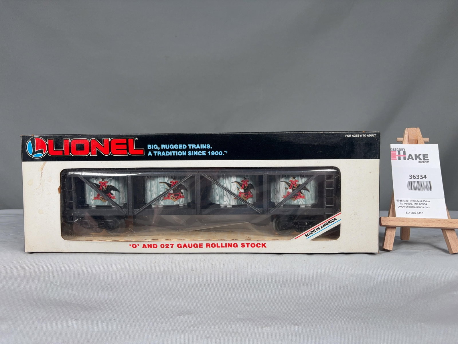 Lionel Budweiser Vat Car 16225 w/ OB - 2