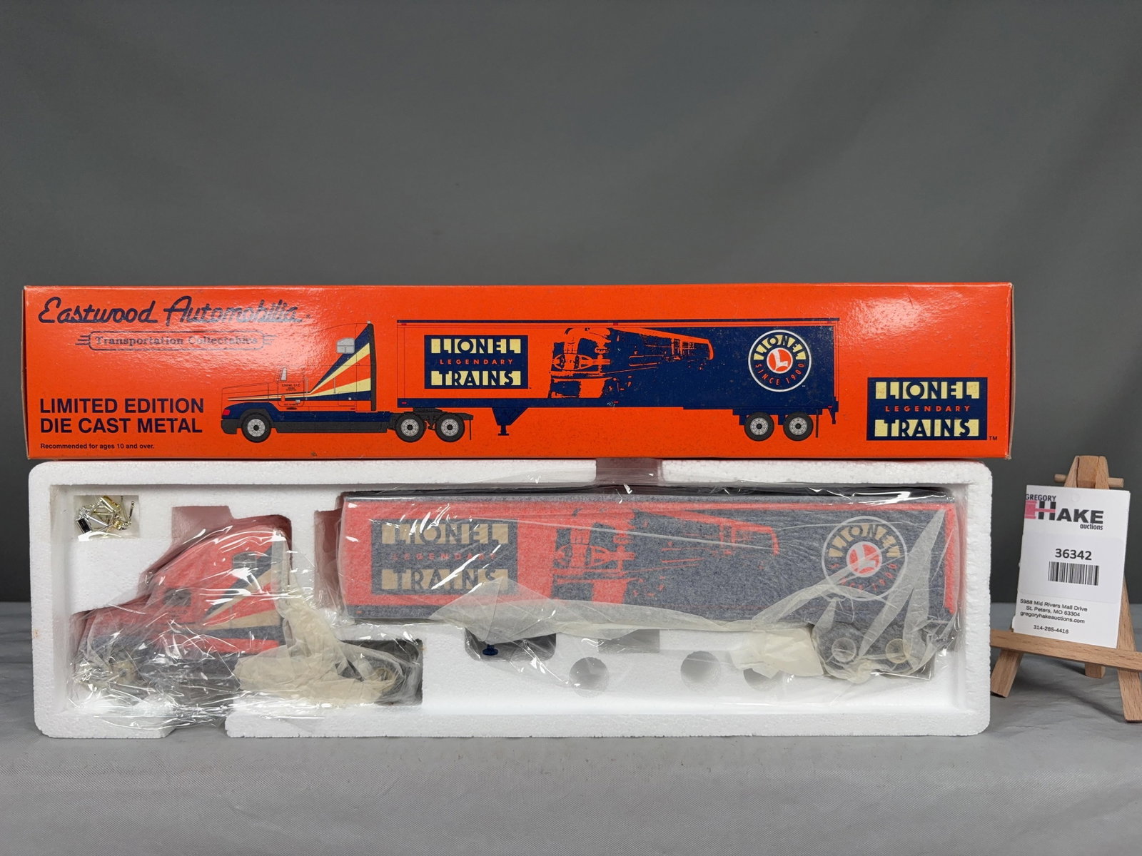 Lionel Eastwood Automobile Transp Collection Limited Edition Die Cast Metal Truck 417500 w/ OB - 2