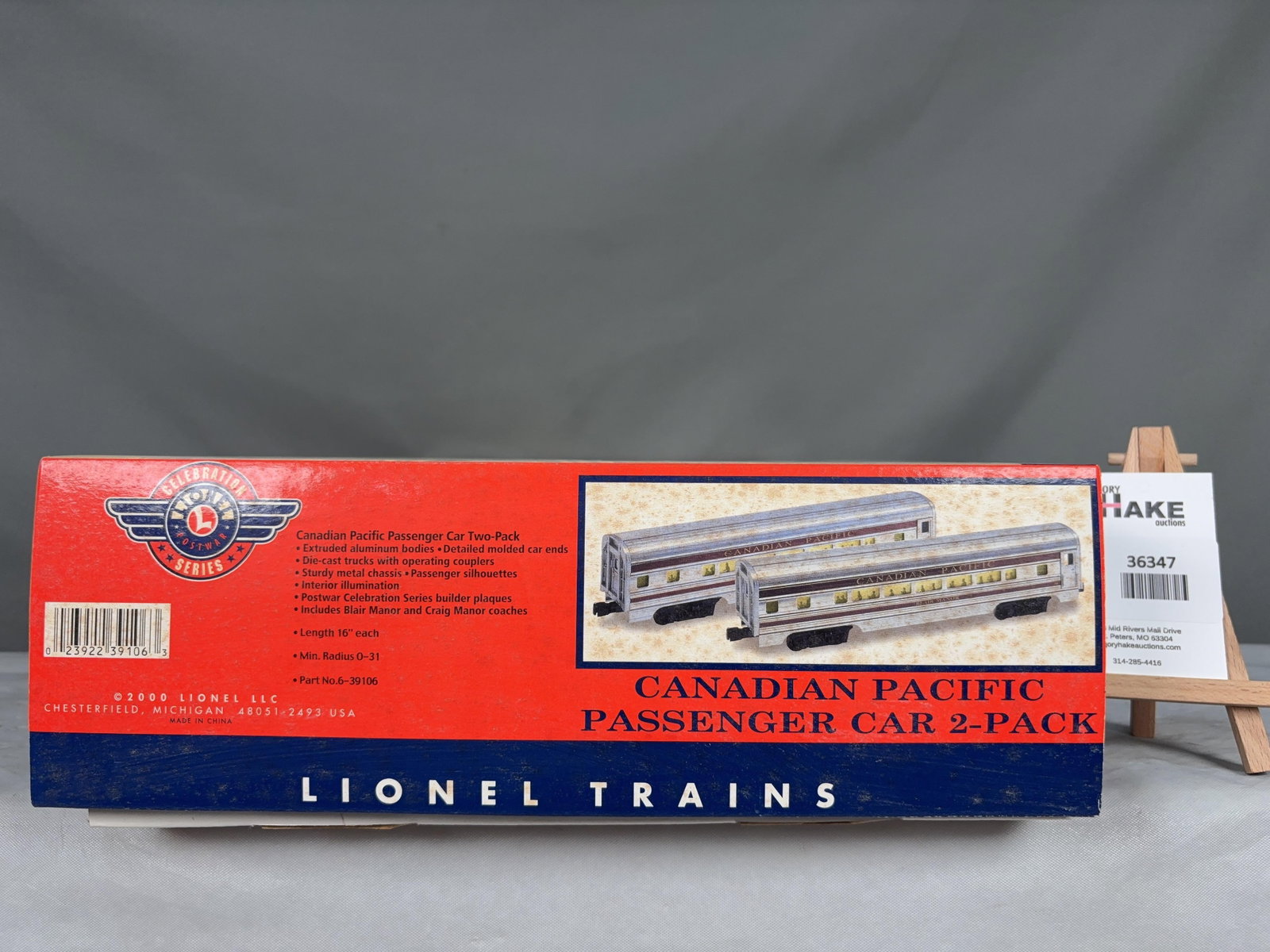 Lionel Canadian Pacific Passenger Car 2 Pack 39106 w/ OB (1 of 2)