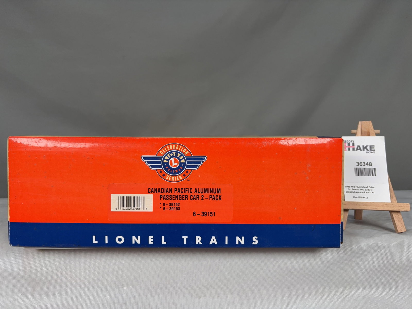 Lionel Canadian Pacific Aluminum Passenger Car 2 Pack 39151 w/ OB (1 of 2)