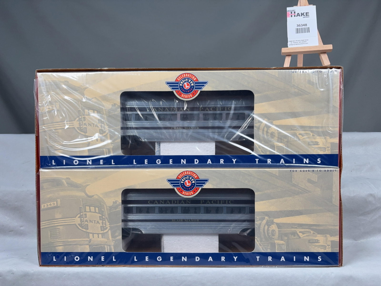 Lionel Canadian Pacific Aluminum Passenger Car 2 Pack 39151 w/ OB - 2
