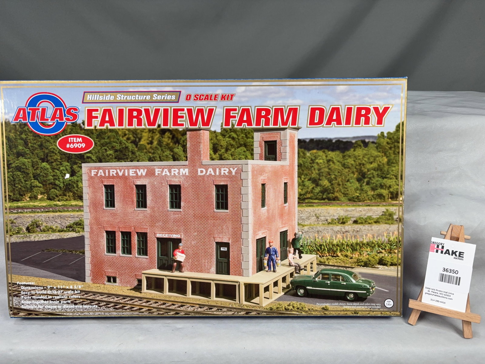 Atlas Trainman Two Story House Kit 2009002 and Fairview Farm Dairy 6909 w/OB's - 3