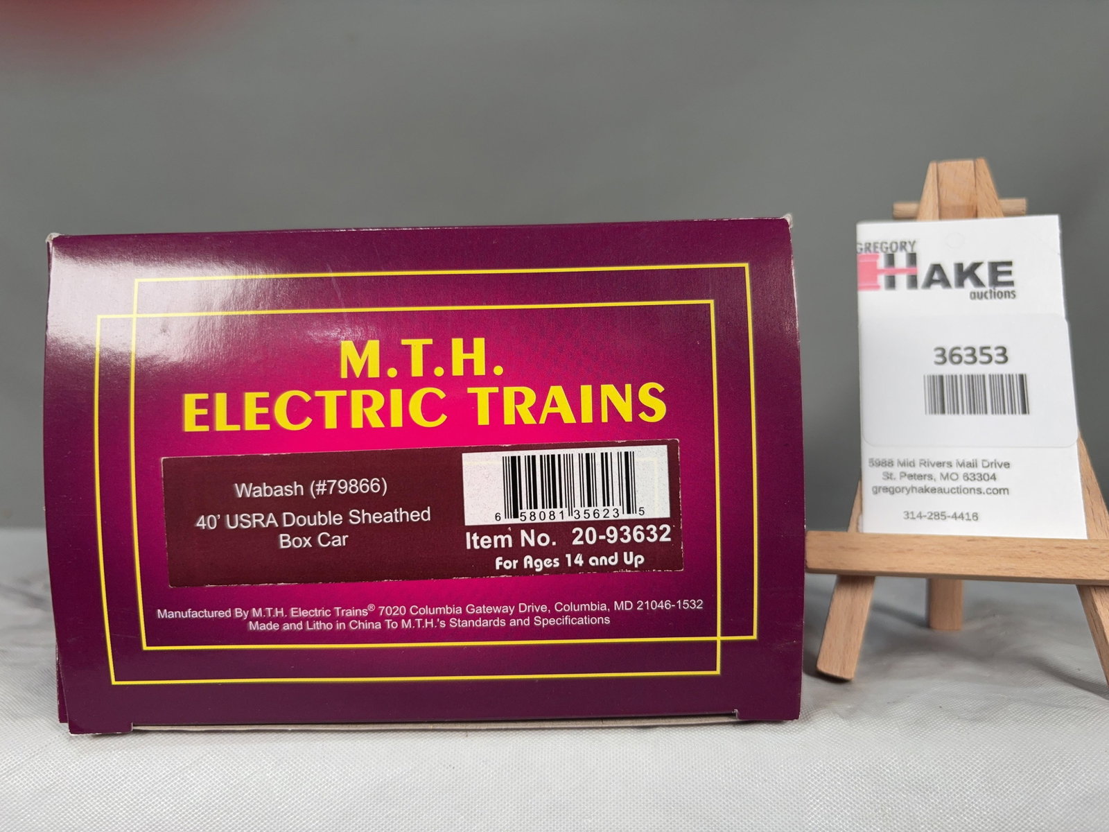 MTH Wabash 40' USRA Double Sheathed Boxcar 20-93632 w/ OB (1 of 2)