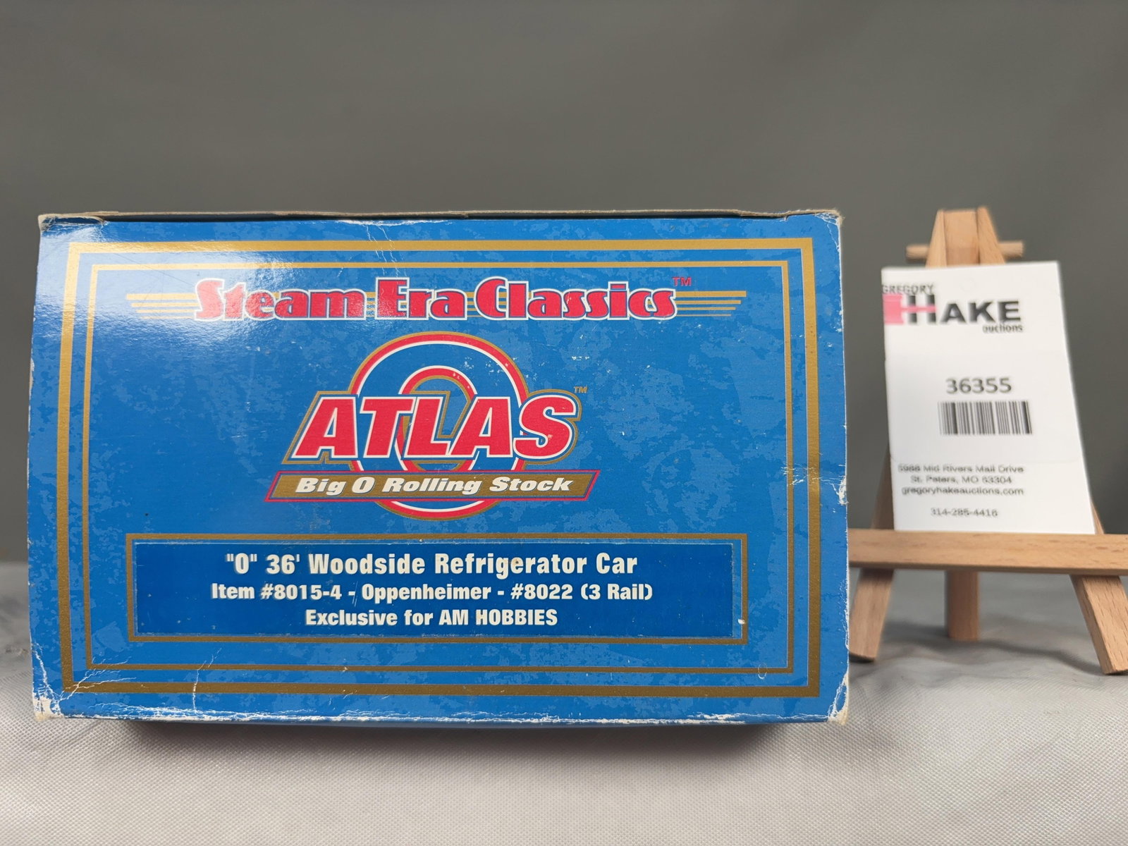 Atlas O 36' Woodside Refrigerator Car & Car Oppenheimer w/OB (1 of 2)