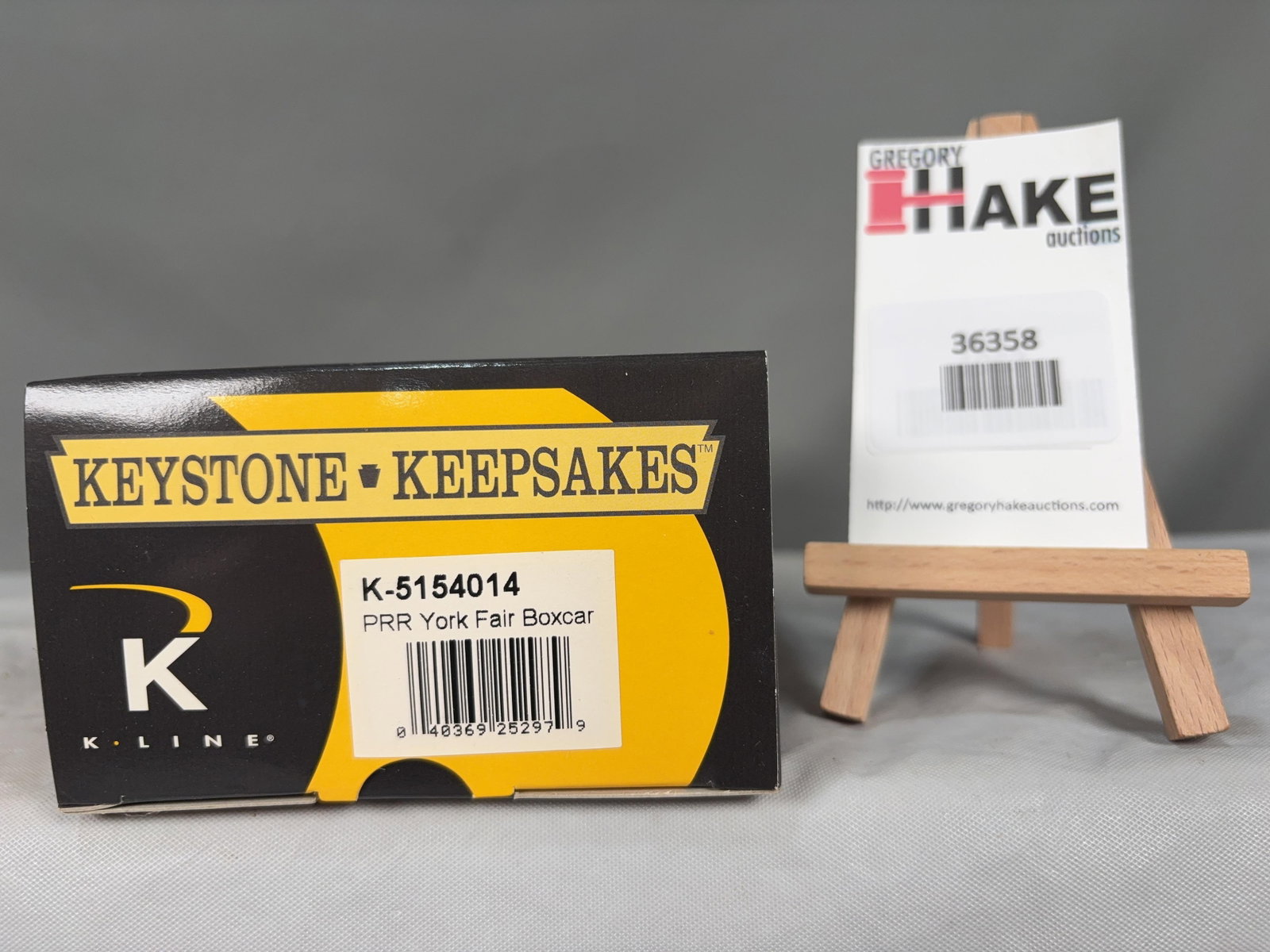 K-Line Keystone Keepsakes PRR York Fair Boxcar K-5154014 w/OB (1 of 2)
