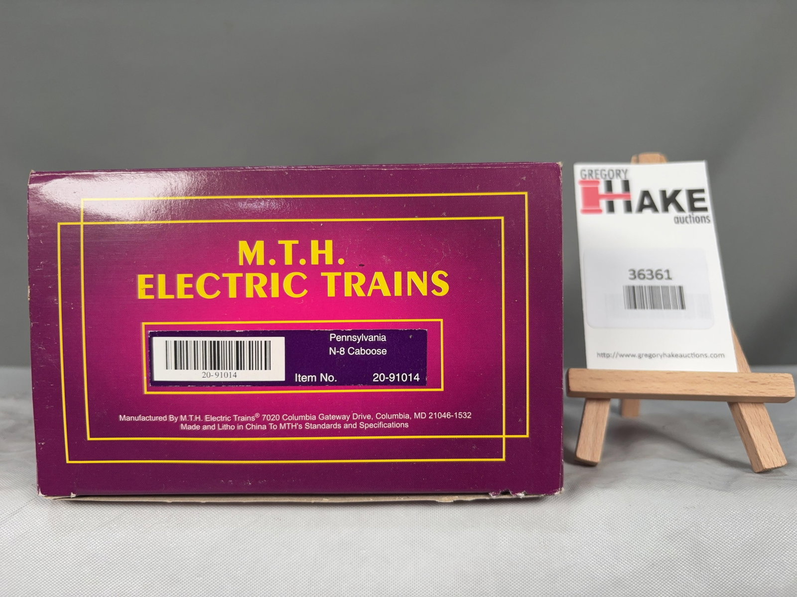 MTH Pennsylvania N-8 Caboose 20-91014 w/ OB (1 of 2)