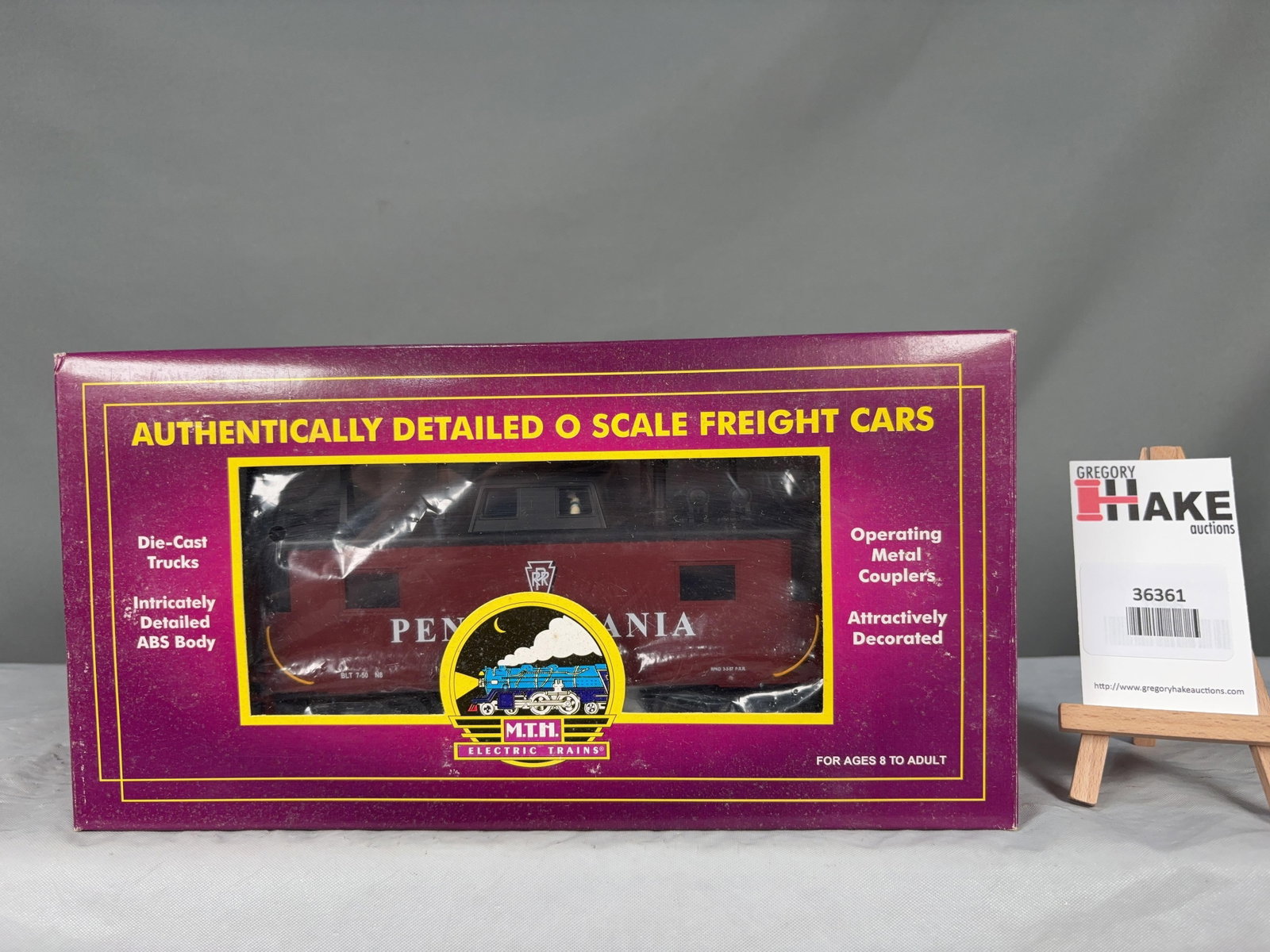 MTH Pennsylvania N-8 Caboose 20-91014 w/ OB - 2
