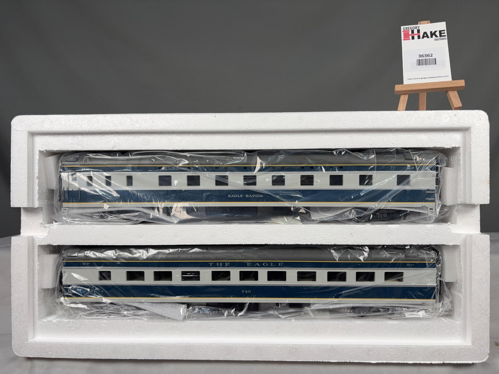 MTH Missouri Pacific 2-Car 70' ABS Sleeper/Diner Passenger Set - Smooth 20-66007 w/ OB - 2