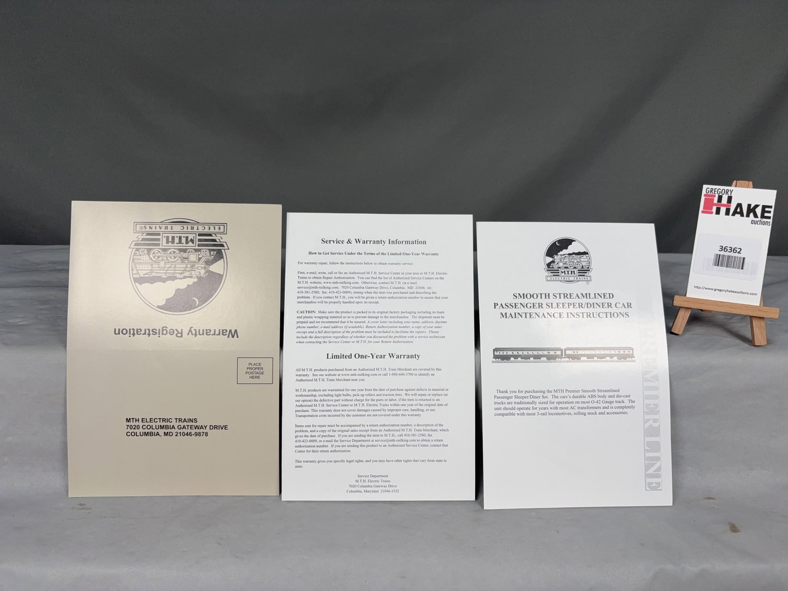 MTH Missouri Pacific 2-Car 70' ABS Sleeper/Diner Passenger Set - Smooth 20-66007 w/ OB - 3