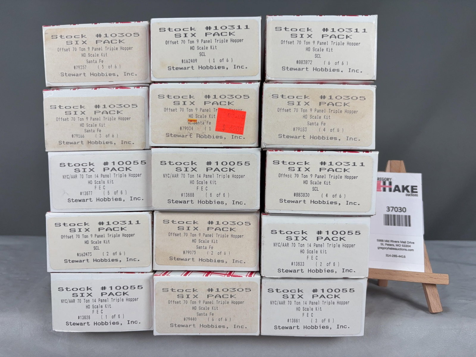 15 Stewart Hobbies Freight Cars w/OB: 15 Stewart Hobbies Freight Cars w/OB.� Please see Photos for details. � Size 9x9x9