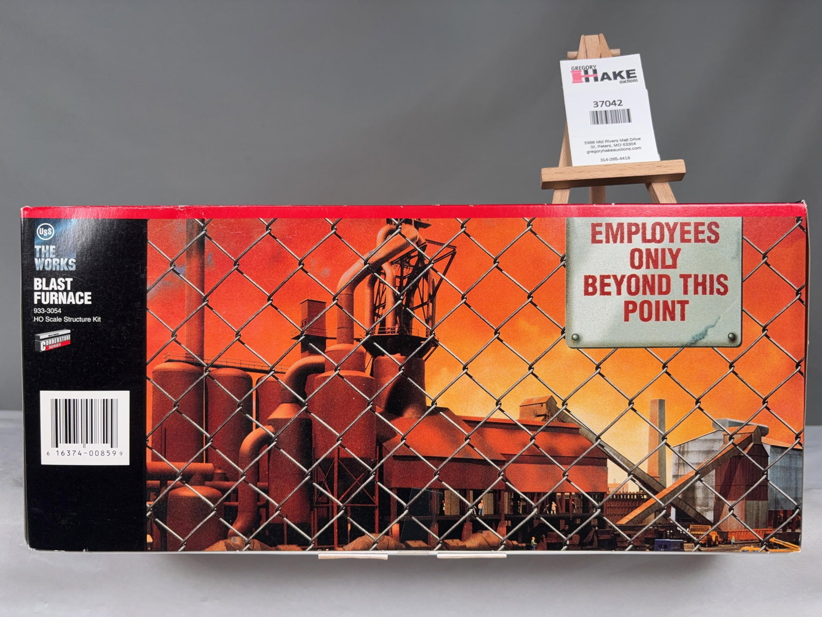 Walthers Cornerstone Series The Works Blast Furnace Structure Kit 933-3054 w/OB: Walthers Cornerstone Series The Works Blast Furnace Structure Kit 933-3054 w/OB, C9. � Size 19x15x7