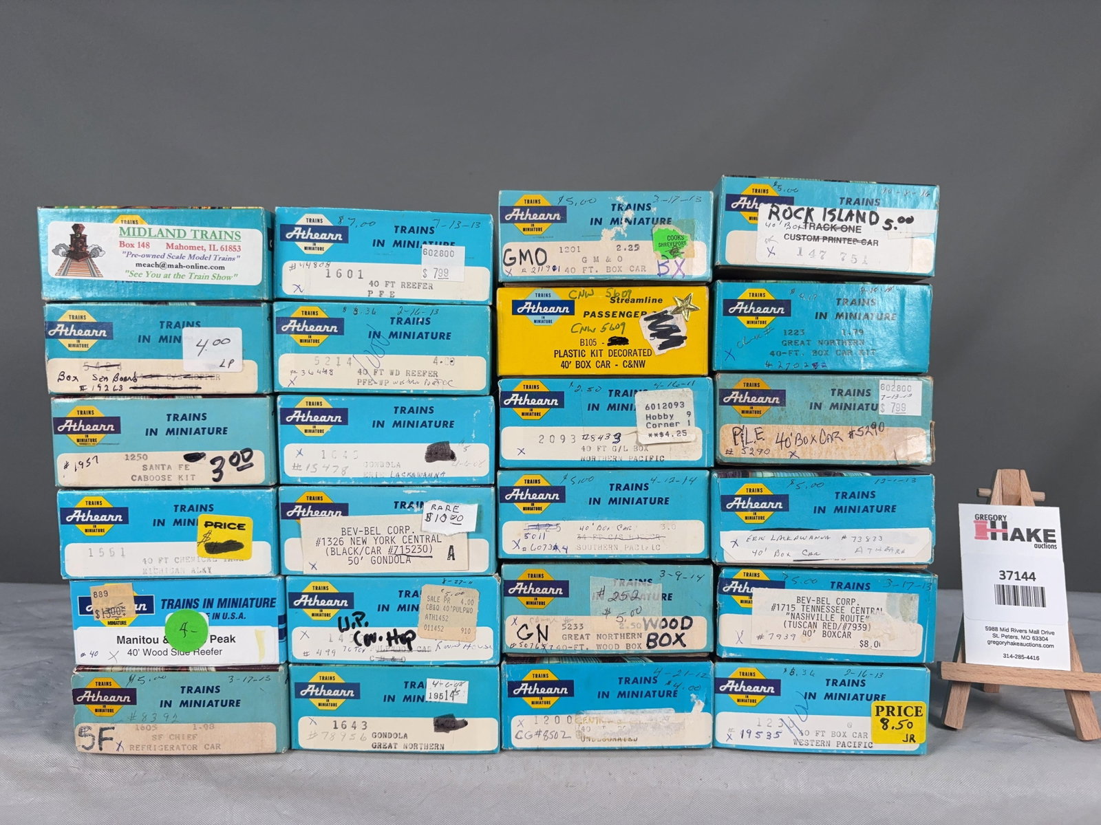 24 Athearn Freight Cars w/OB. �: 24 Athearn Freight Cars w/OB.� Please see Photos for details. � Size 8x15x10