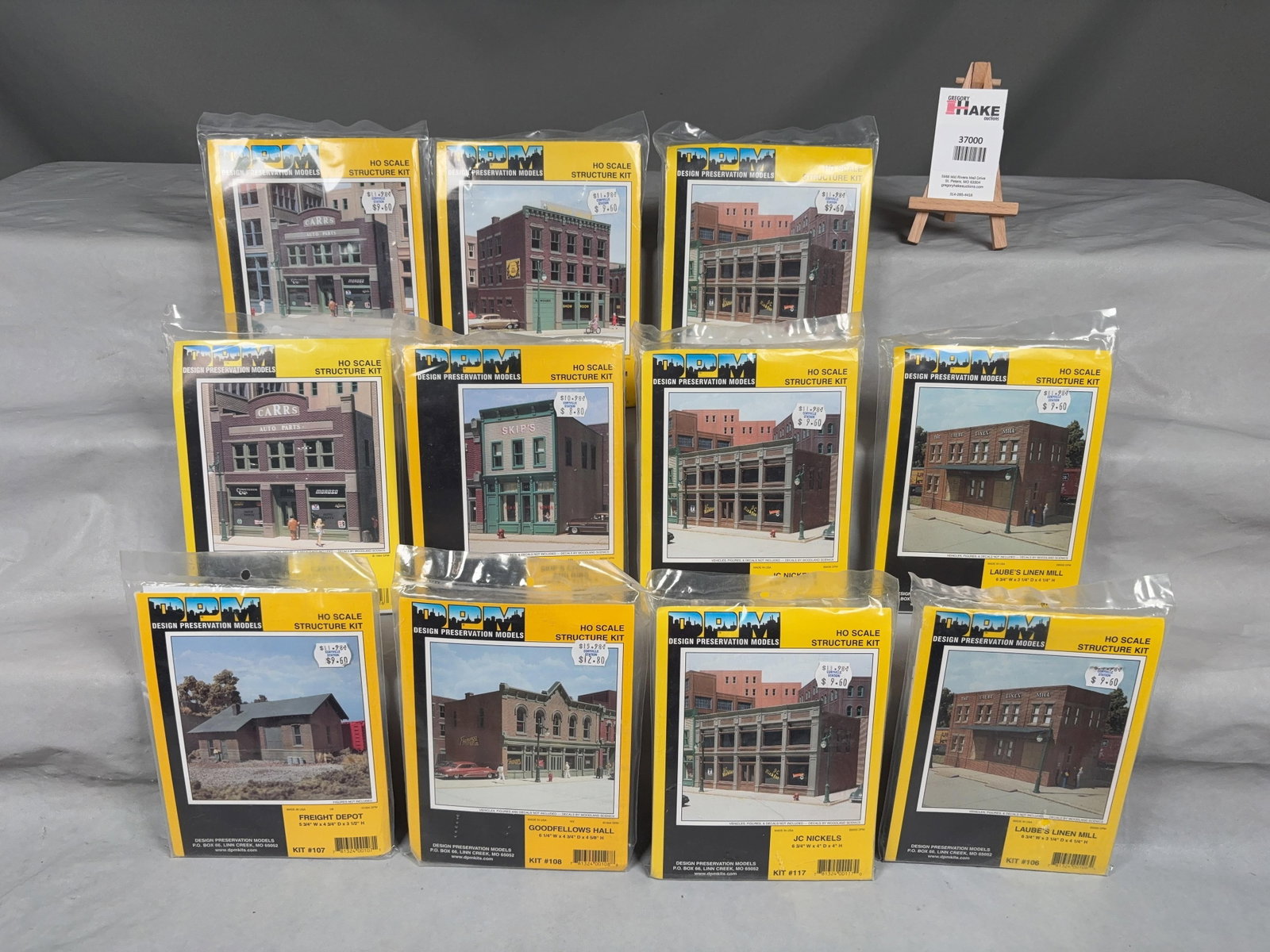 Lot of 11 Design Preservation Models HO Scale Structure Kits (1 of 2)