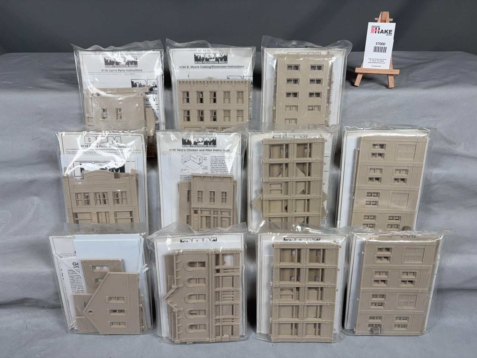 Lot of 11 Design Preservation Models HO Scale Structure Kits - 2