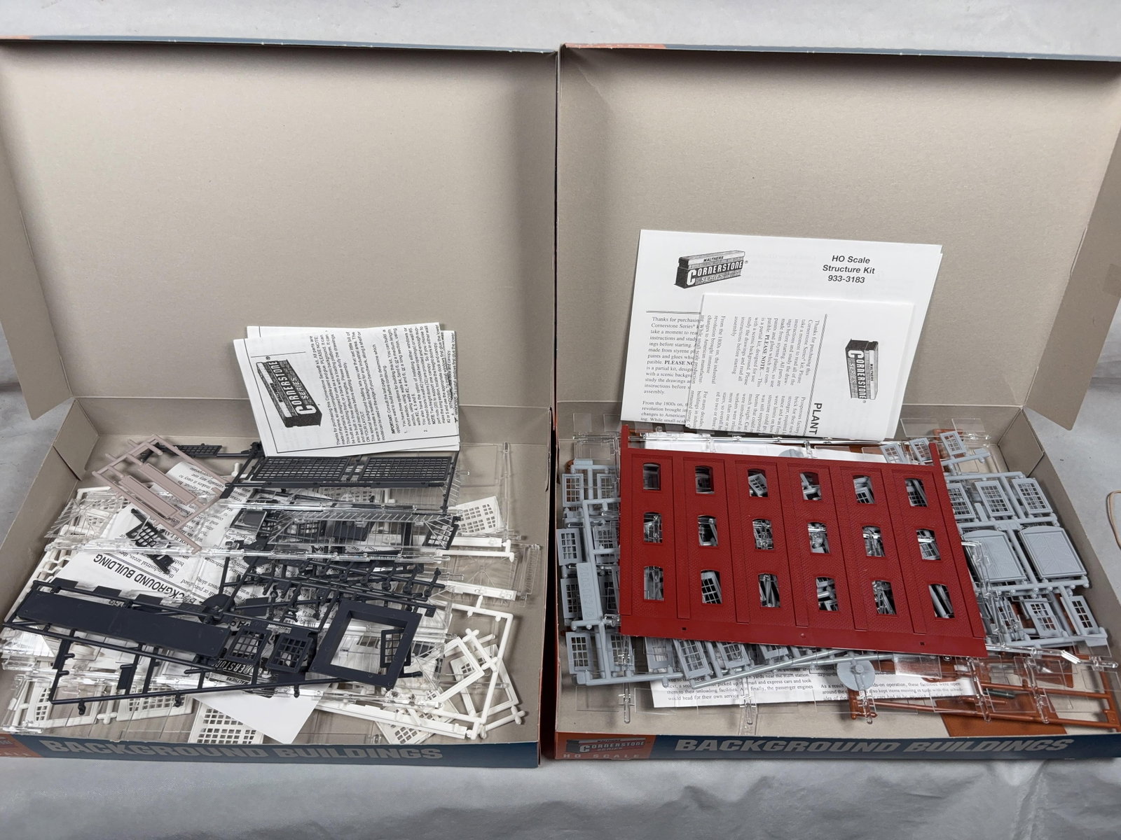 4 Walthers Cornerstone Series Building Kits w/OB - 2