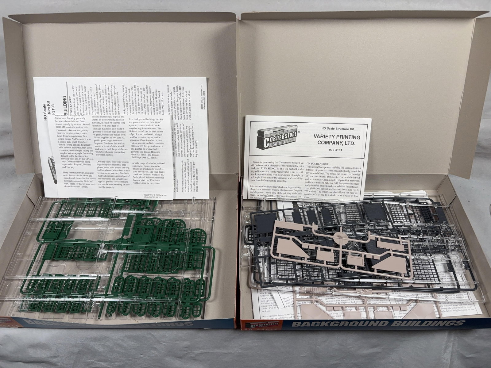 4 Walthers Cornerstone Series Building Kits w/OB - 3