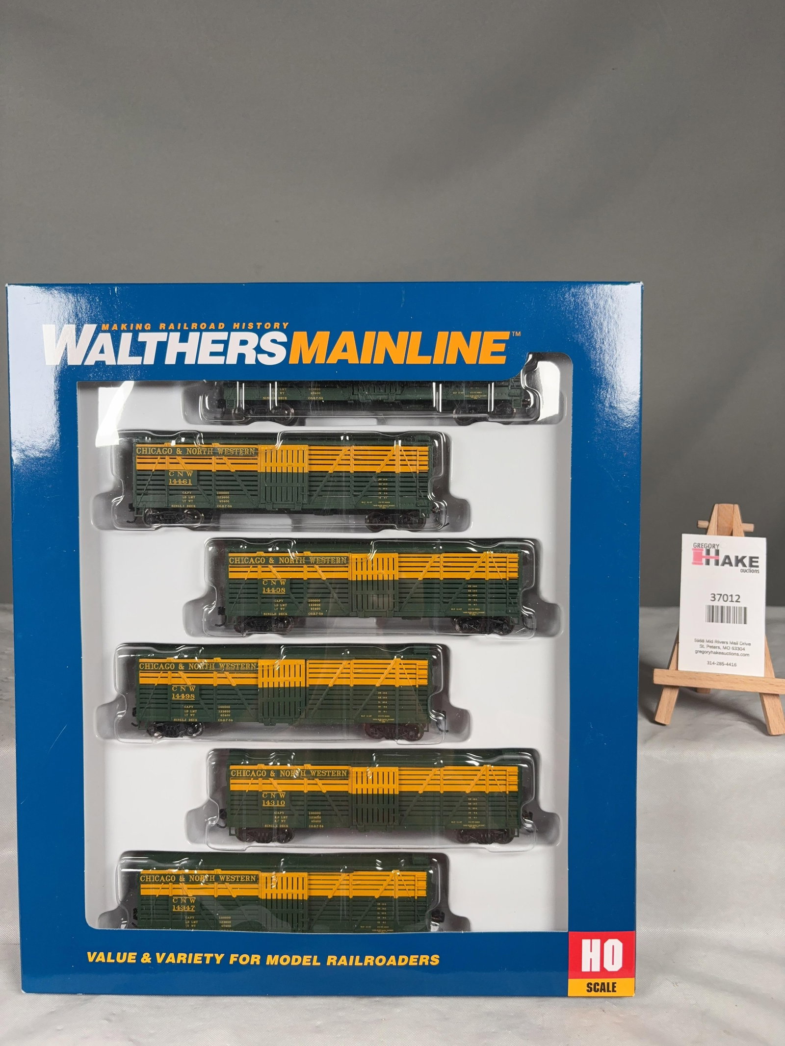 Walthers Mainline 40 Stock Car 6-Pack Chicago & Northwestern 910-54502 w/OB - 2