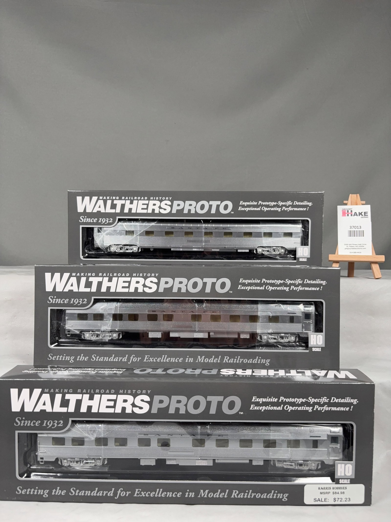 3 Walthers Proto Santa Fe Super Chief Sleeper Cars 920-9002, 920-9012, 920-9005 w/OB - 2