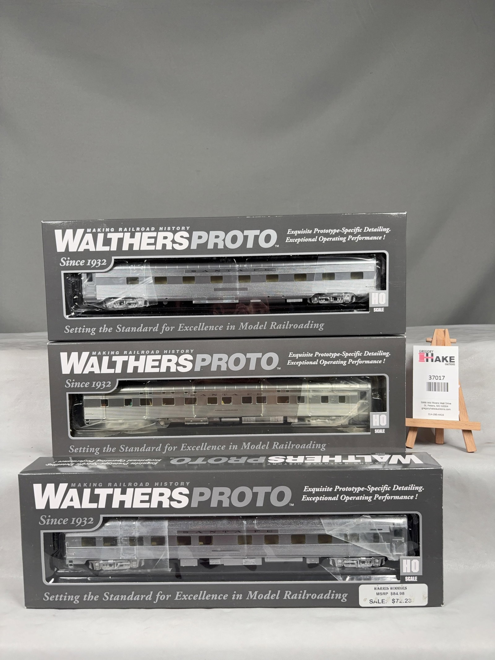 3 Walthers Proto Santa Fe Super Chief Sleeper Cars 920-9341, 920-9012, 920-9005 w/OB - 2