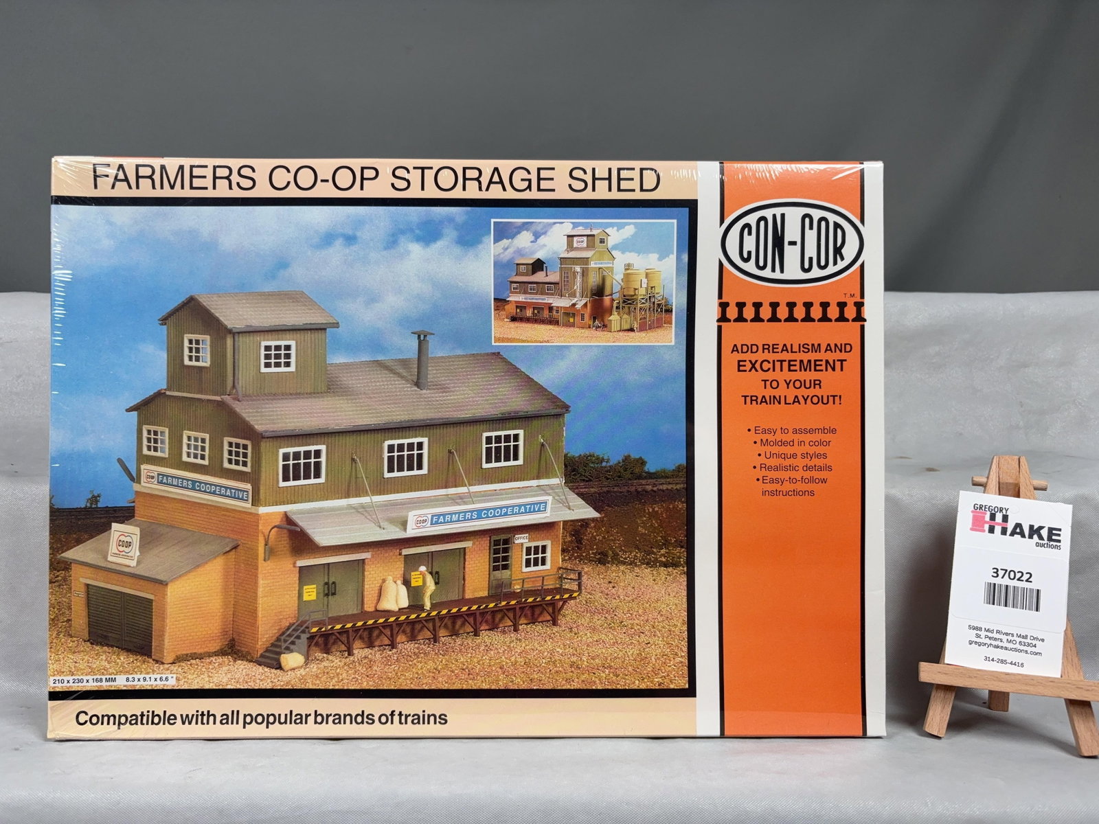 5 Con-Cor Building Structure Kits w/OB - 2