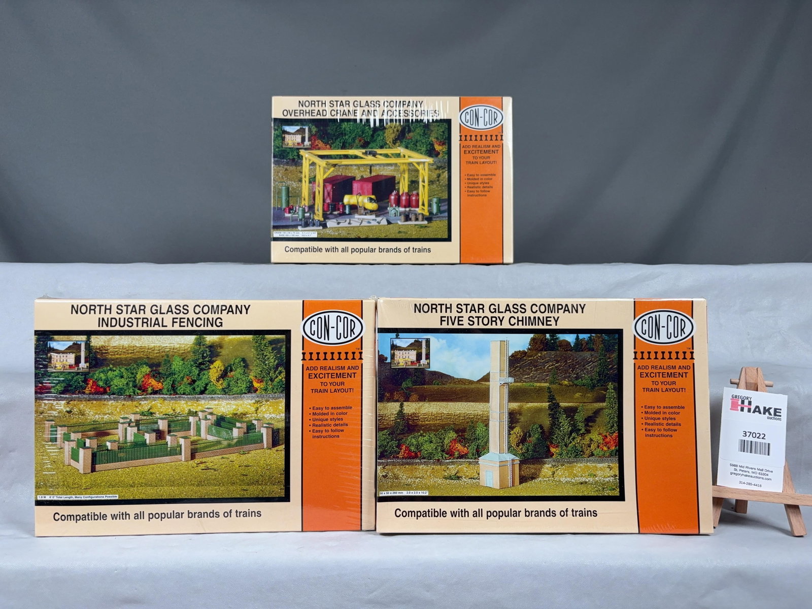 5 Con-Cor Building Structure Kits w/OB - 3
