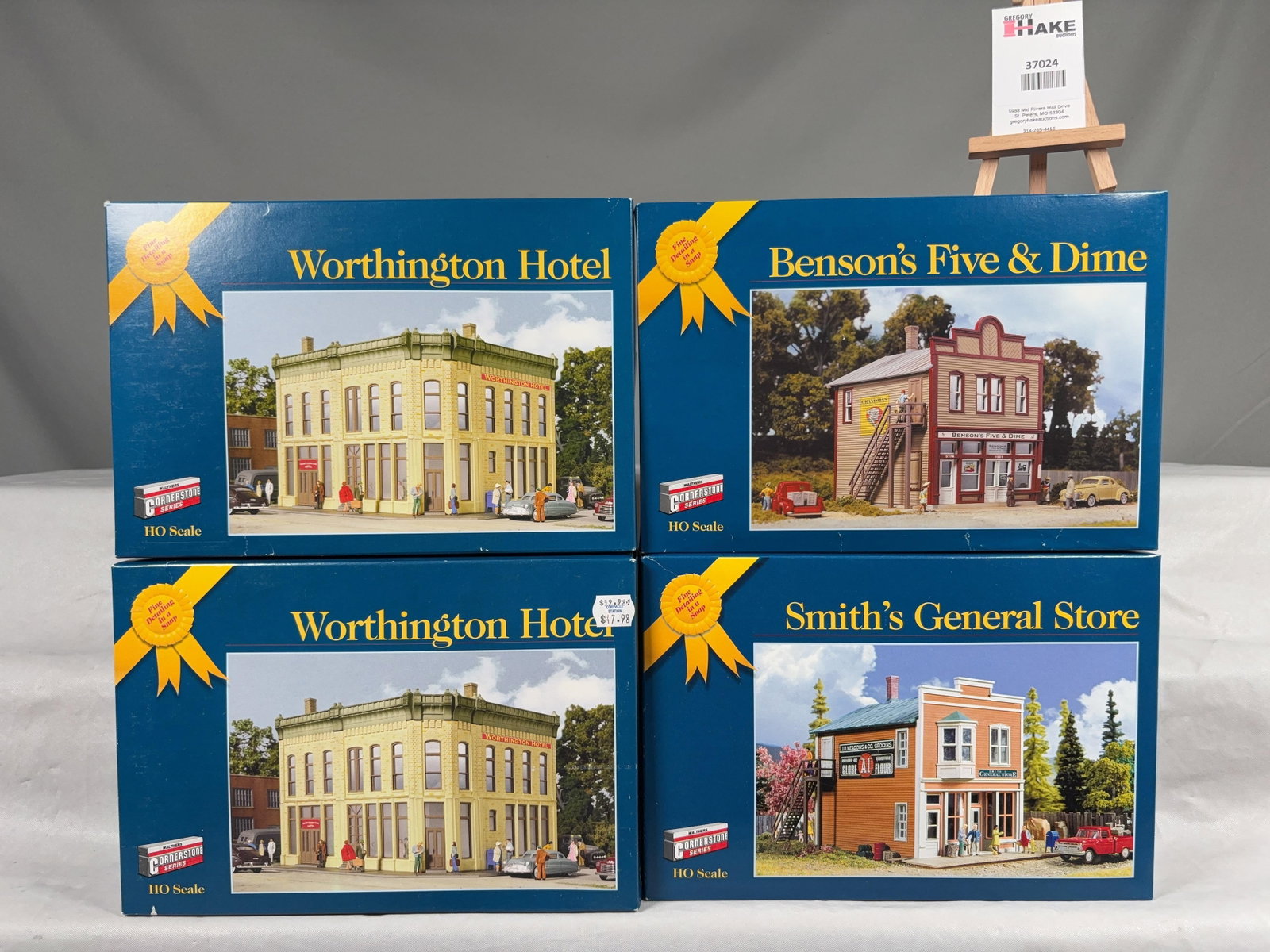 4 Walthers Cornerstone Series Building Kits w/OB - 2