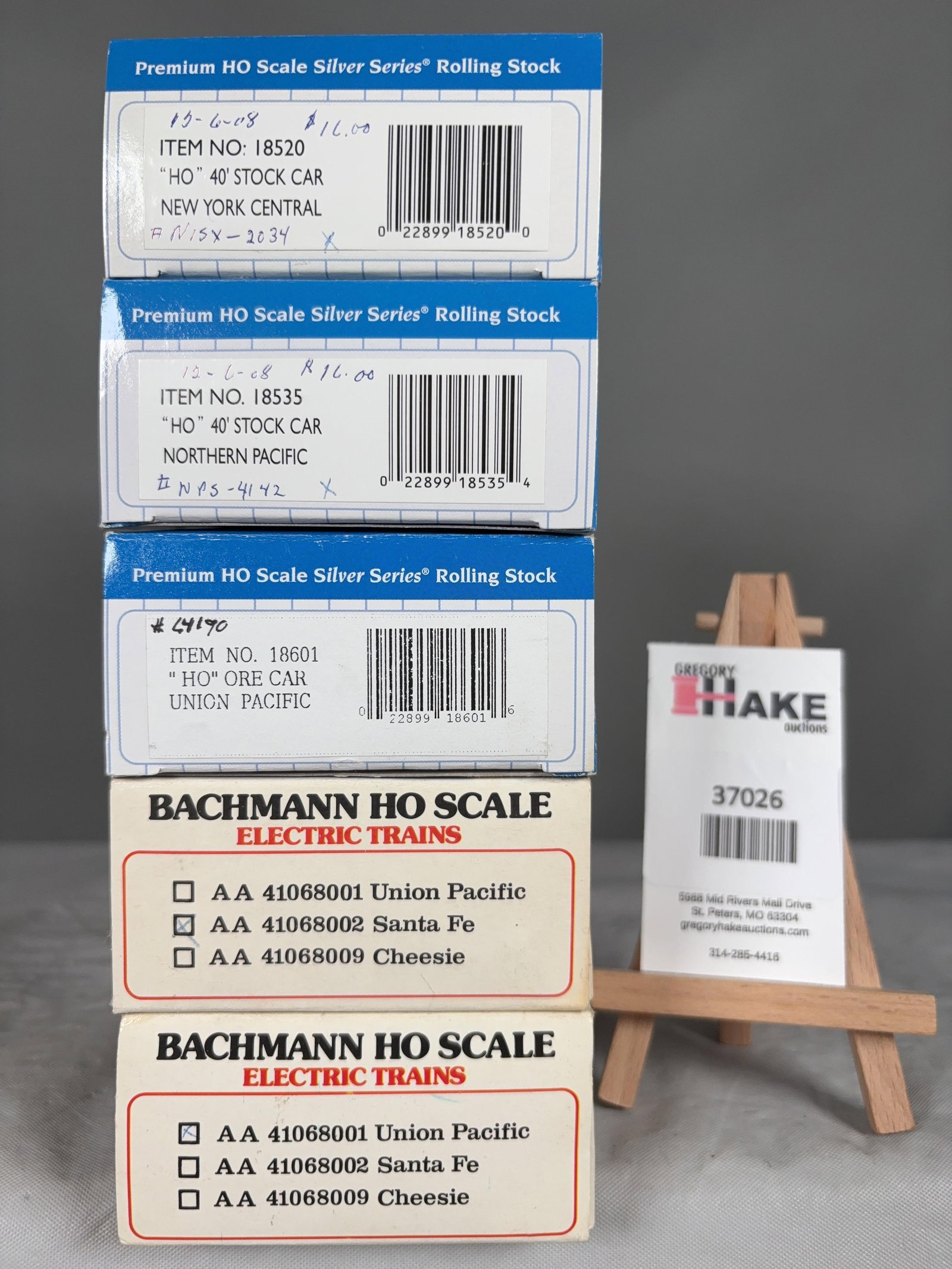 5 Bachmann Freight Cars w/OB (1 of 2)