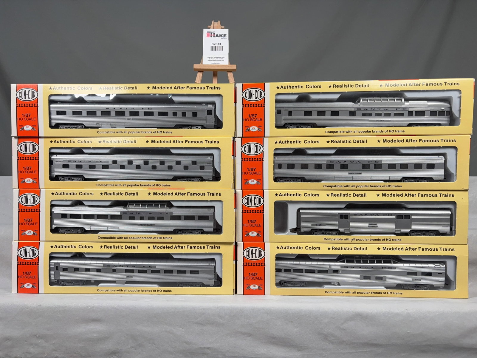 8 Con-Cor Cars w/OB - 2
