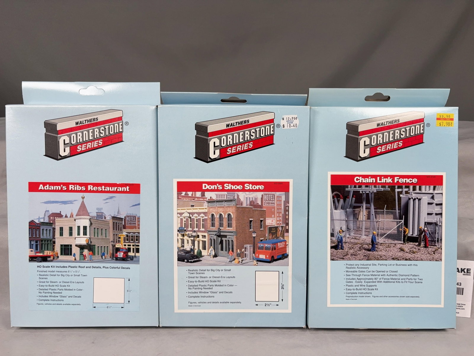 6 Walthers Cornerstone Series Structure Kits w/OB - 2