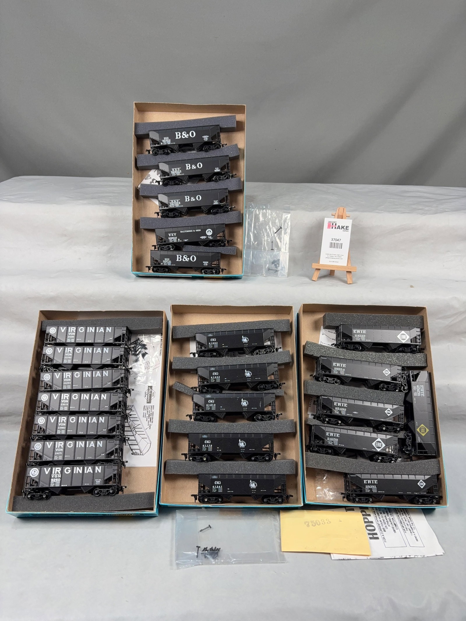 4 Walthers Hopper Car 5-Packs, Virginian, B&O, AAR 5645,5573,5579,5572 w/OB - 2