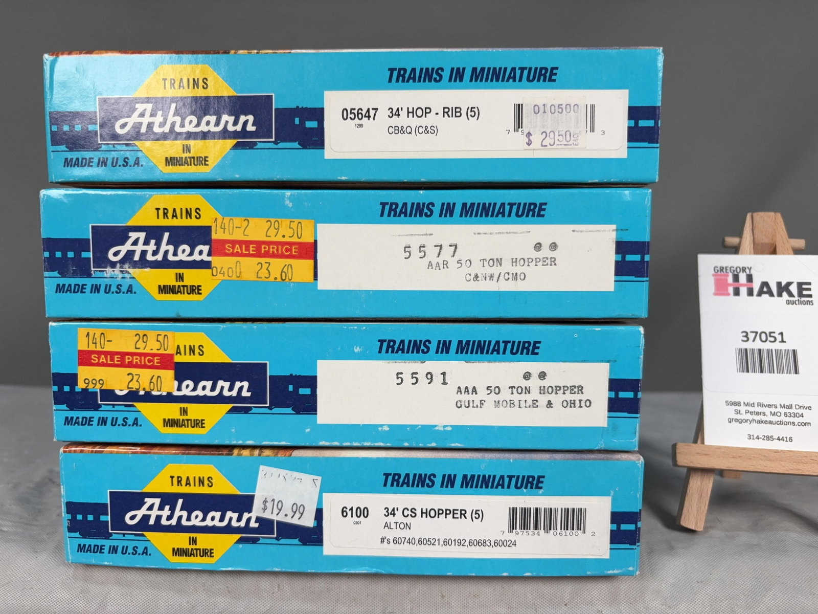 4 Walthers Hopper Car 5-Packs, 05647, 6100, 5591, 5577 w/OB: 4 Walthers Hopper Car 5-Packs, 05647, 6100, 5591, 5577 w/OB.� Please see Photos for details, C9. � Size 11x8x7