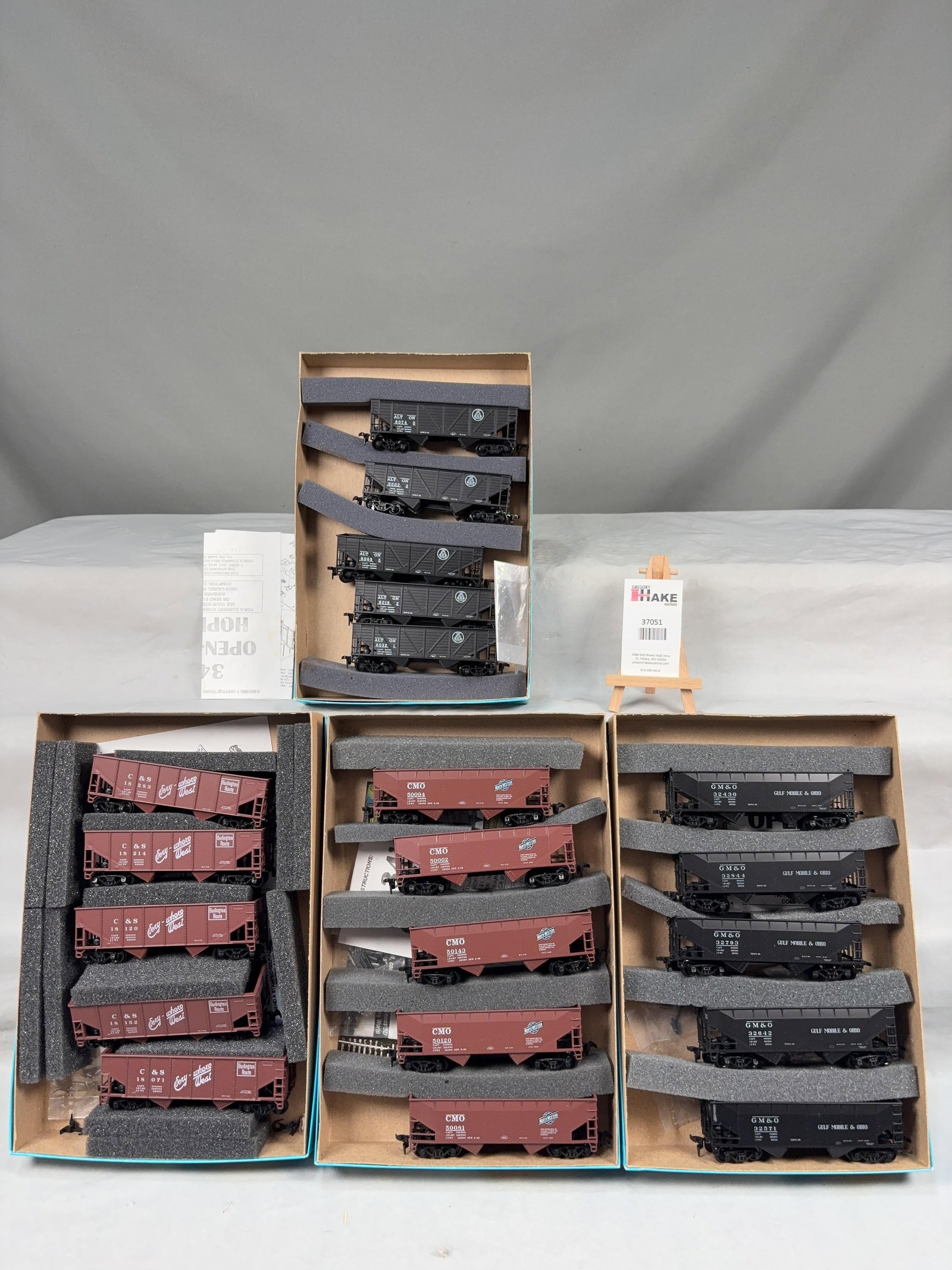 4 Walthers Hopper Car 5-Packs, 05647, 6100, 5591, 5577 w/OB - 2