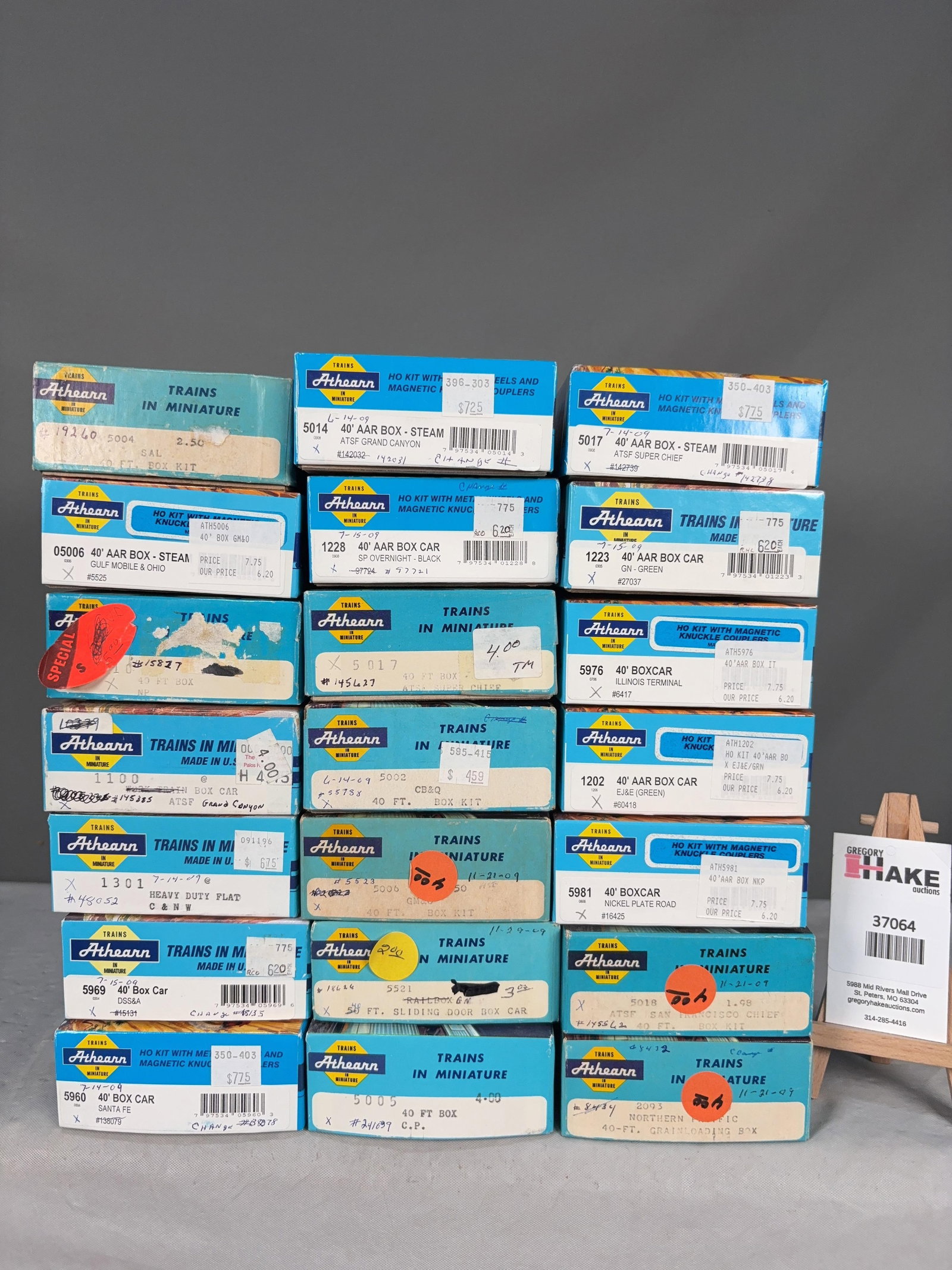 21 Athearn Freight Cars w/OB.�: 21 Athearn Freight Cars w/OB.� Please see Photos for details. � Size 8x12x12