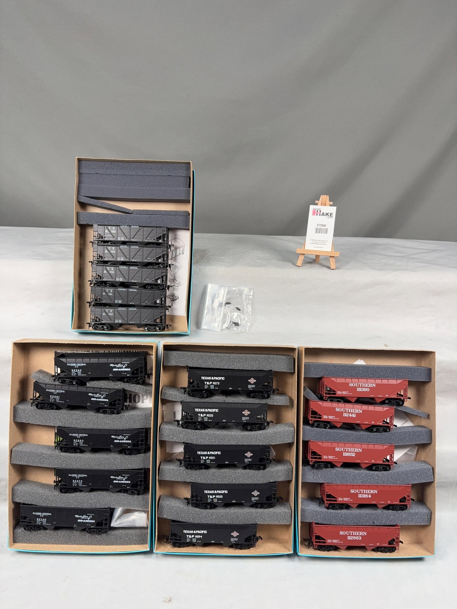 4 Athearn Hopper 5 Packs 5581, 5590, 5589, 6103 w/OB - 2