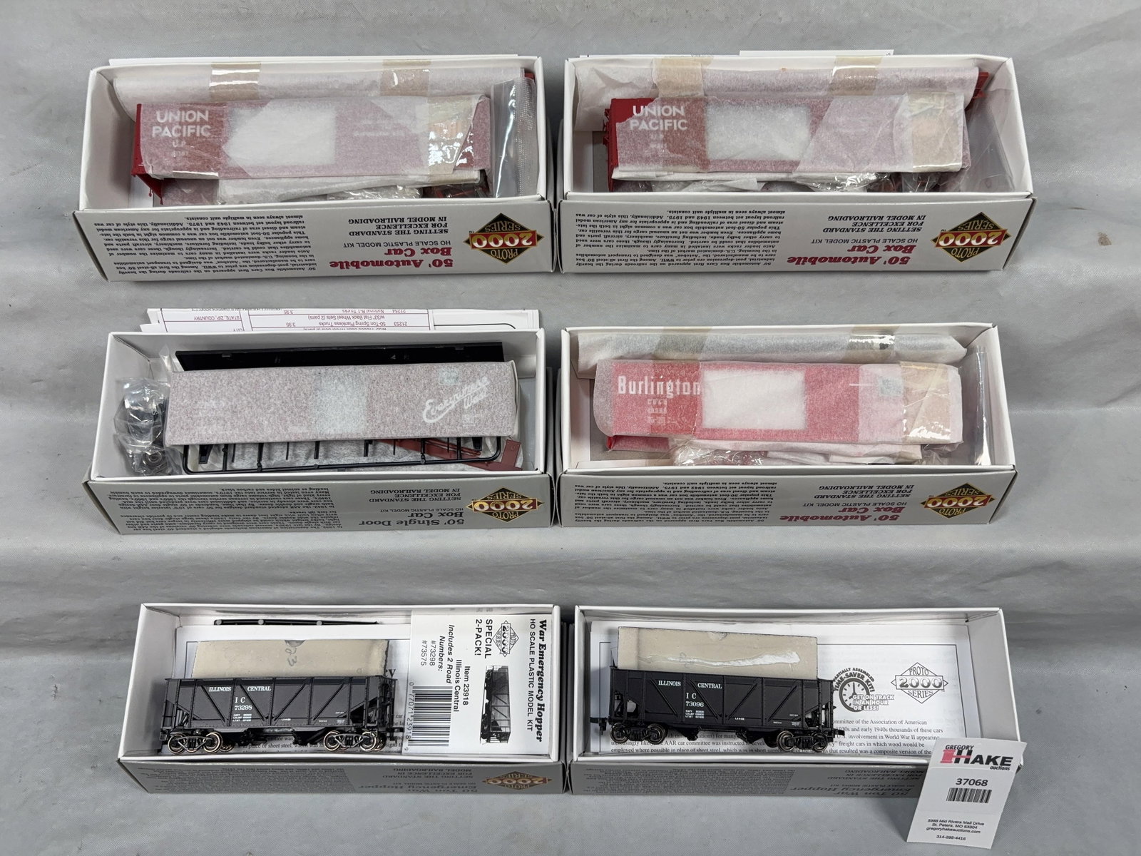 Proto 2000 Series Box Cars & Hoppers w/OB - 2