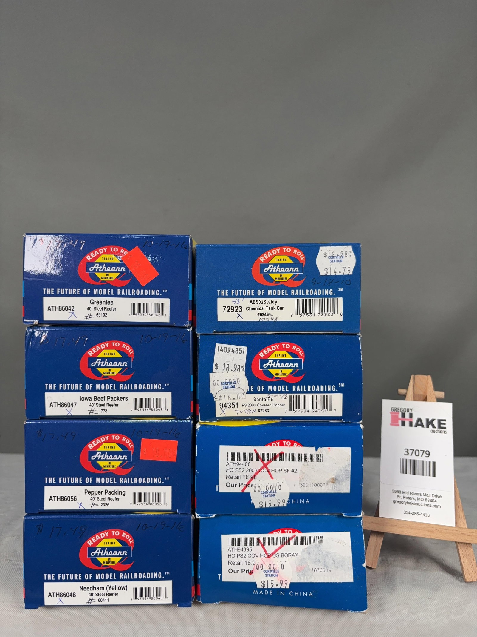 8 Athearn Freight Cars w/OB.� (1 of 2)