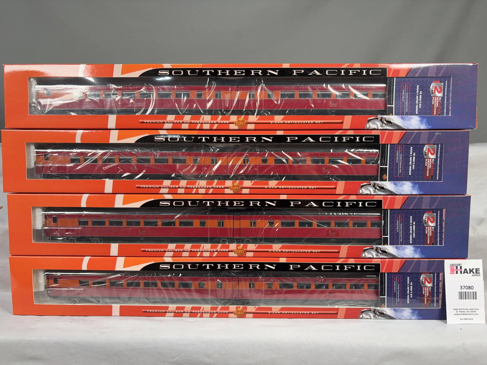 4 Broadway Limited Imports 1941 Prewar Articulated Chair 2-car sets 699, 698, 691, 1770 w/OB - 2