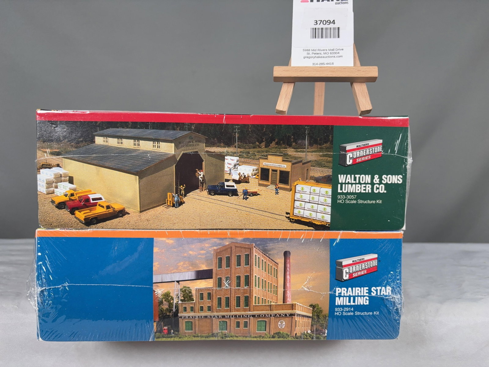 2 Walthers Cornerstone Series Building Structure Kits w/OB: 2 Walthers Cornerstone Series Building Structure Kits w/OB. Walton & Sons Lumber Company 933-3057, Prairie Star Milling 933-2914, C9. � Size 15x11x7