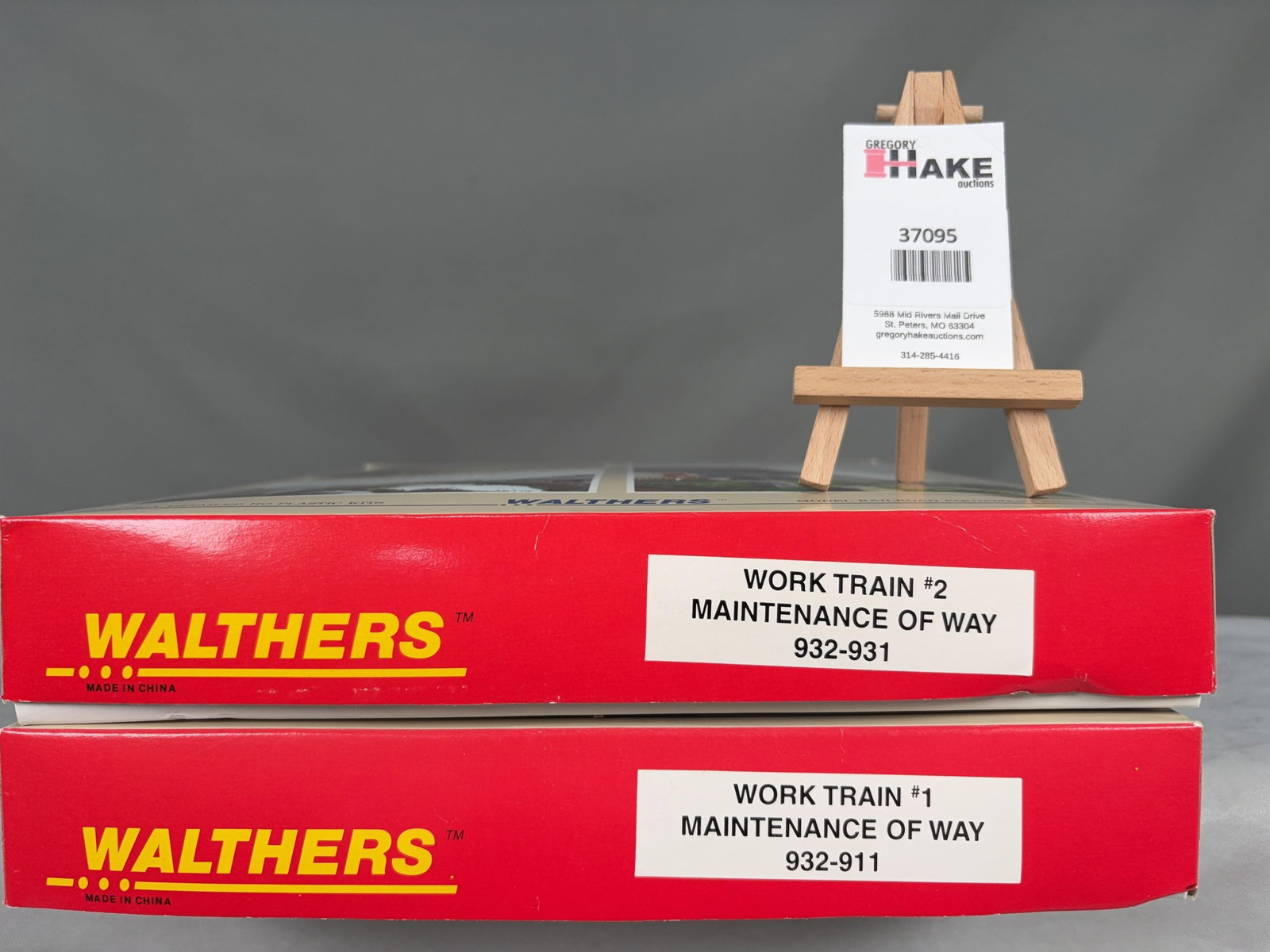 2 Walthers Maintenance Of Way Work Trains #1 & #2 932-931, 932-911 w/OB: 2 Walthers Maintenance Of Way Work Trains #1 & #2 932-931, 932-911 w/OB, C9. � Size 14x12x4