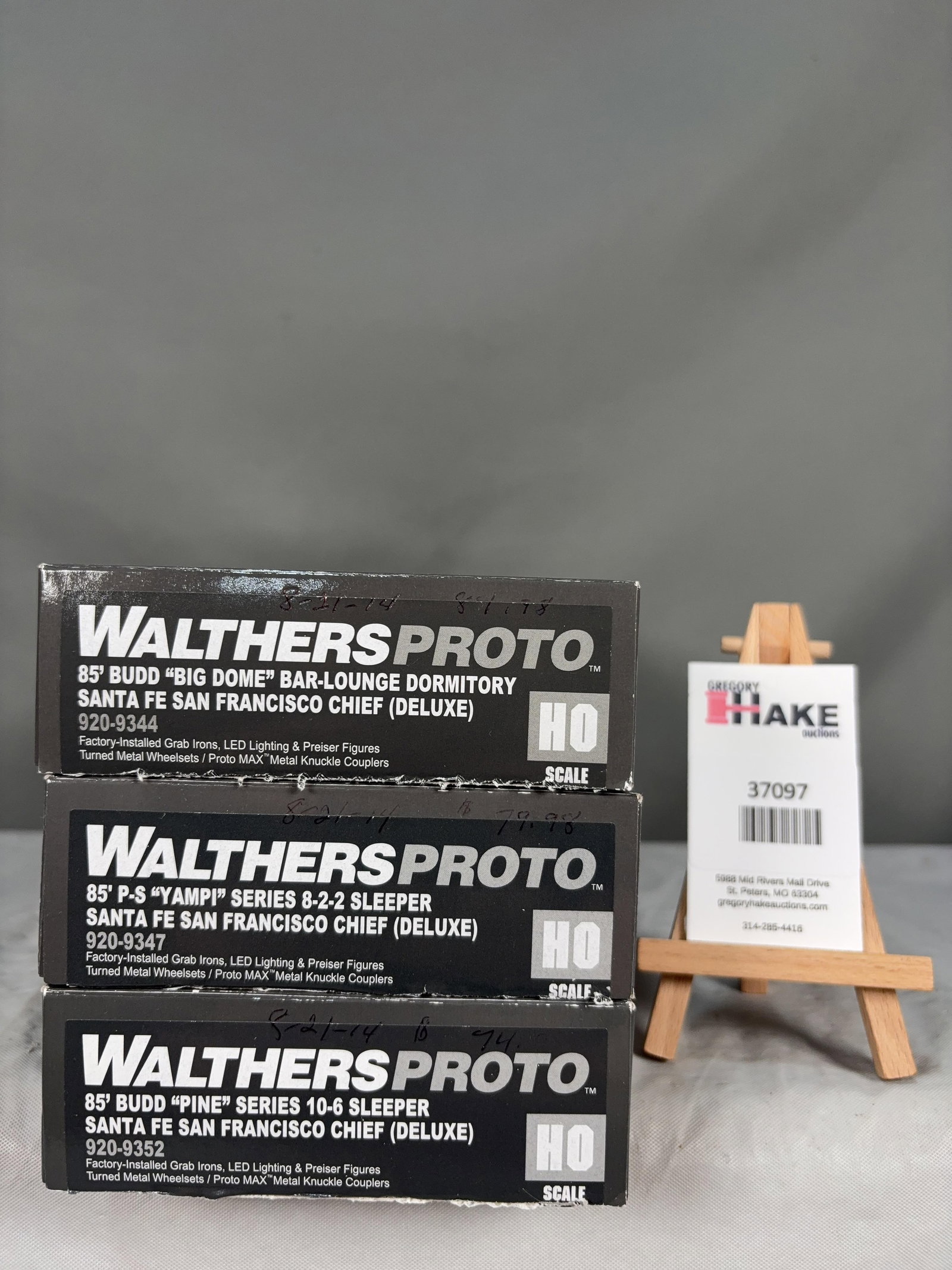 3 Walthers Proto Deluxe Santa Fe Dormitory & Sleeper Cars w/OB (1 of 3)