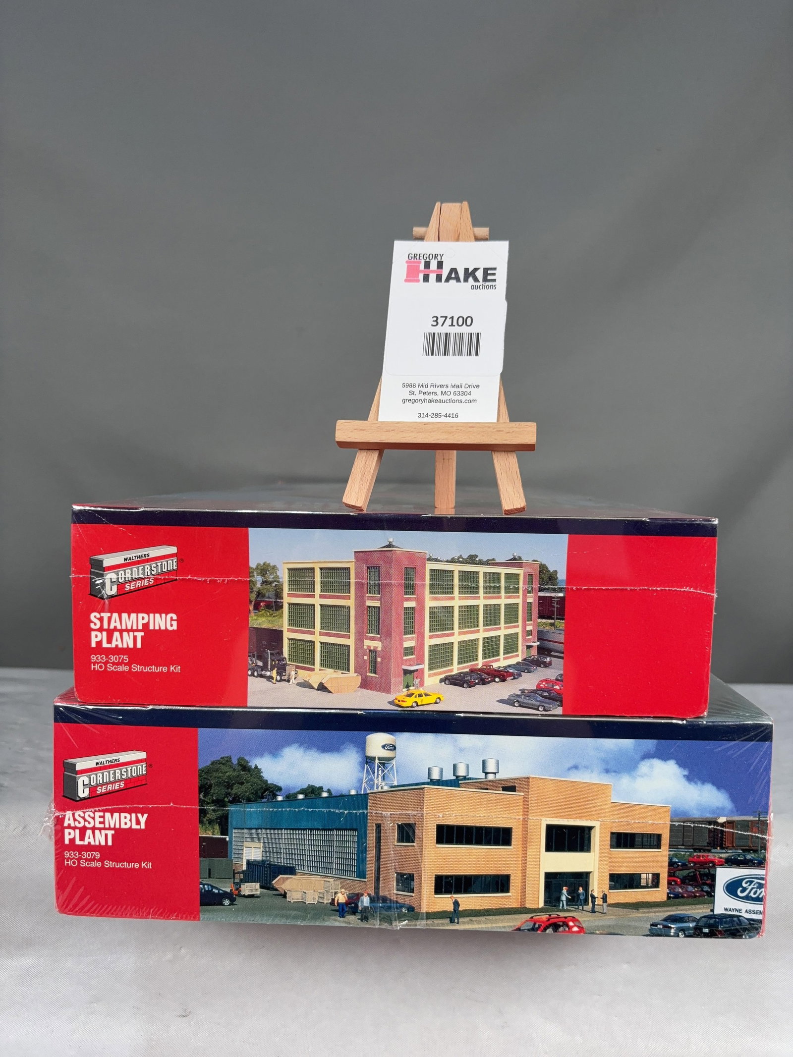 Walthers Cornerstone Series Building Structure Kits w/OB: Walthers Cornerstone Series Building Structure Kits w/OB. Stamping Plant 933-3075 & Assembly Plant 933-3079, C9. � Size 18x6x11