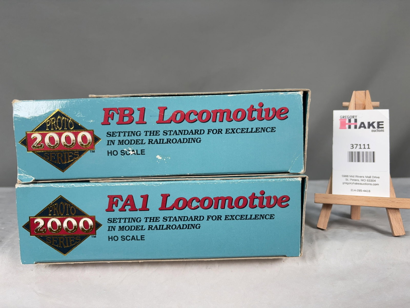 Proto 2000 Series Wabash FB1 & FA1 Locomotives w/OB: Proto 2000 Series Wabash FB1 & FA1 Locomotives w/OB, C9. � Size 11x8x5