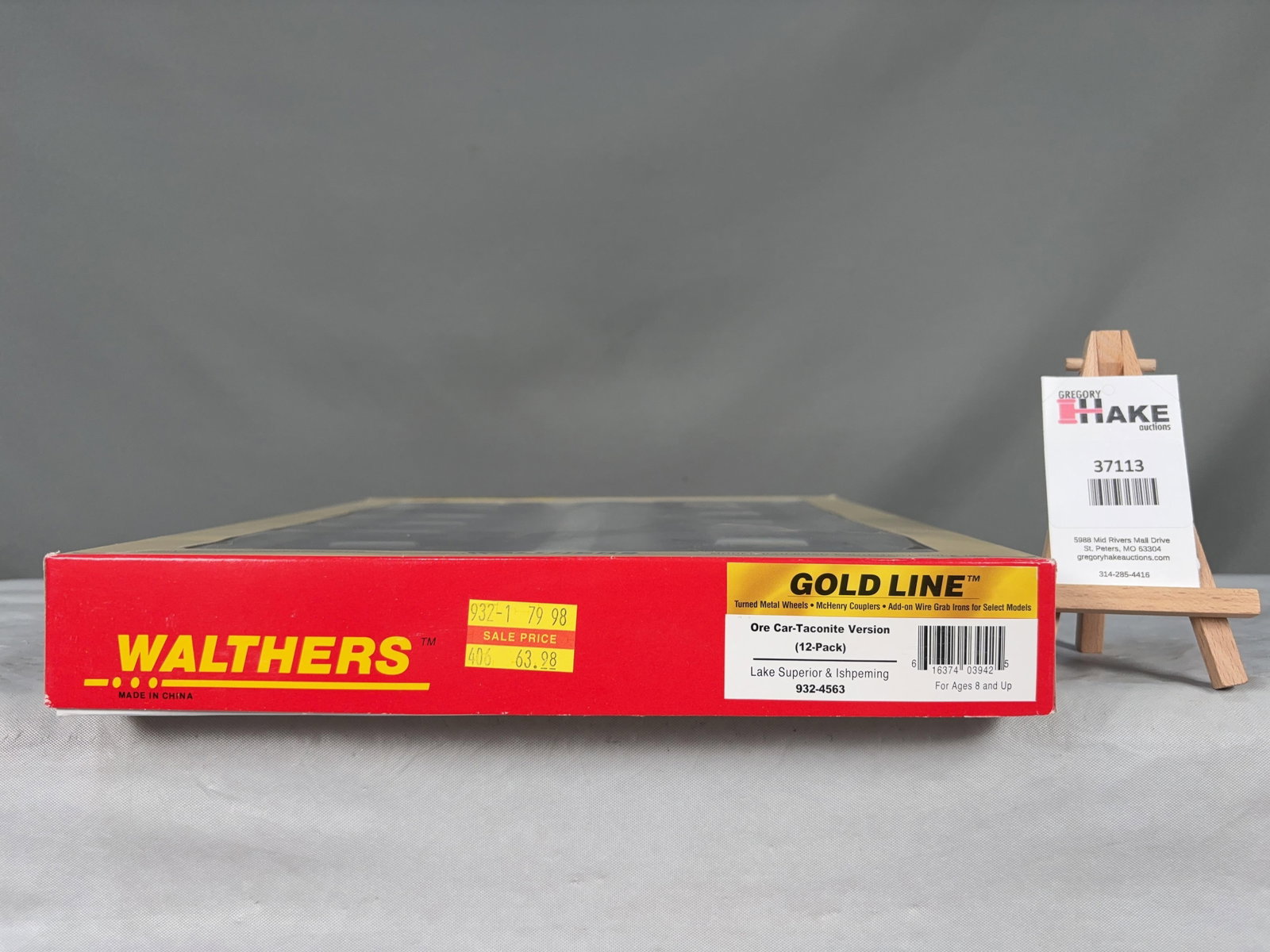Walthers Gold Line Ore Car-Taconite Version 12-Pack Lake Superior & Ishpeming 932-4563 w/OB: Walthers Gold Line Ore Car-Taconite Version 12-Pack Lake Superior & Ishpeming 932-4563 w/OB, C9. � Size 14x12x2