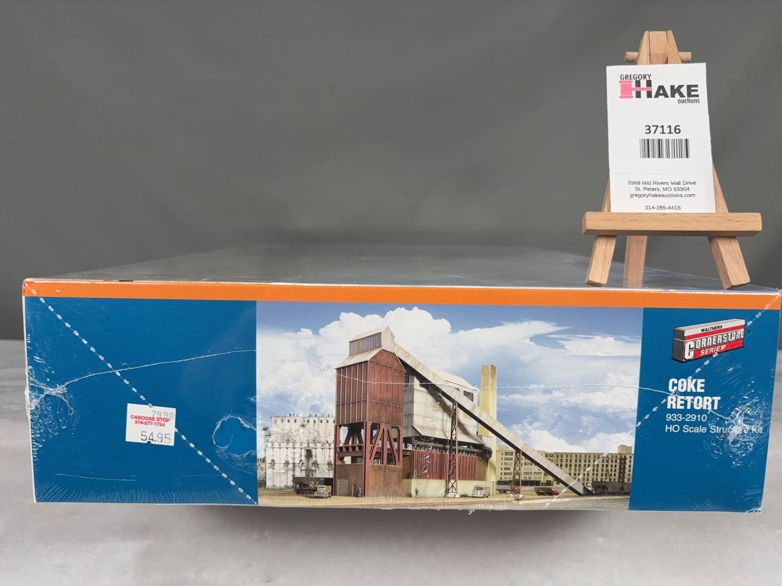 Walthers Cornerstone Series Building Structure Kit w/OB Coke Retort 933-2910: Walthers Cornerstone Series Building Structure Kit w/OB Coke Retort 933-2910, C9. � Size 18x13x4