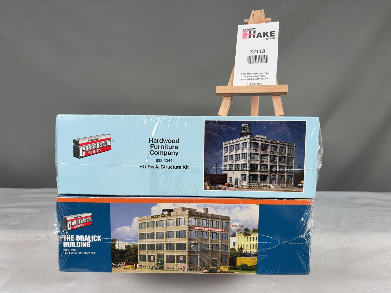 2 Walthers Cornerstone Series Building Structure Kits w/OB: �2 Walthers Cornerstone Series Building Structure Kits w/OB. Hardwood Furniture Company 933-3044, The Bralick Building 933-3099 � Size 15x11x7