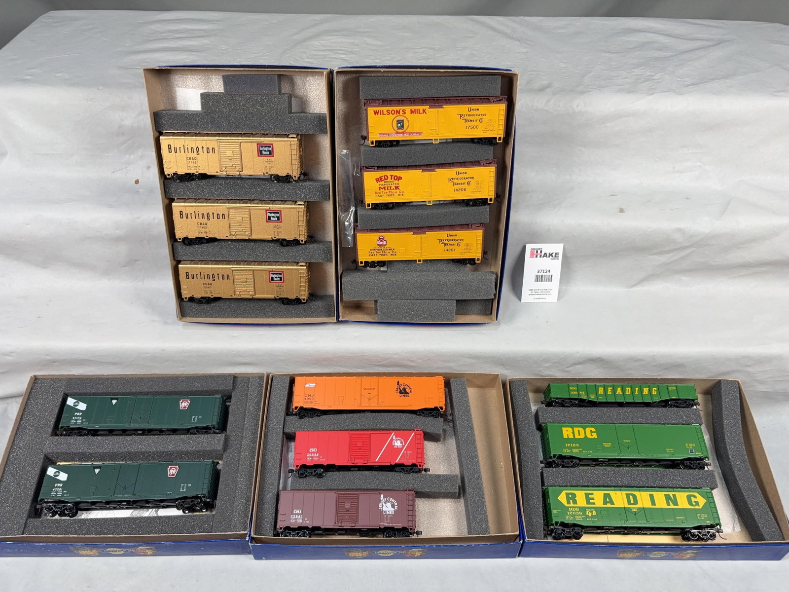 5 Athearn Reefer & Box Cars Sets w/OB - 2