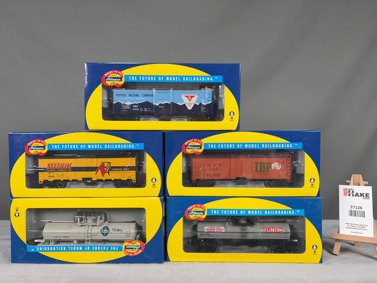 5 Athearn Freight Cars w/OB. - 2