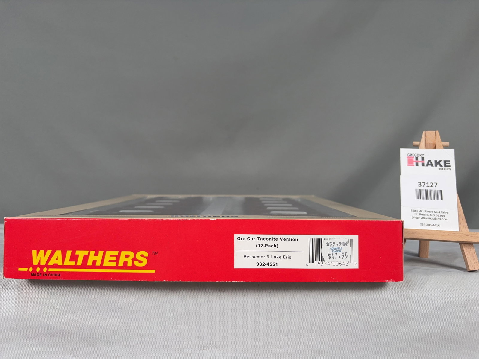 Walthers Ore Car -Taconite Version 12-Pack Bessemer & Lake Erie 932-4551 w/OB: Walthers Ore Car -Taconite Version 12-Pack Bessemer & Lake Erie 932-4551 w/OB, C9. � Size 14x12x2