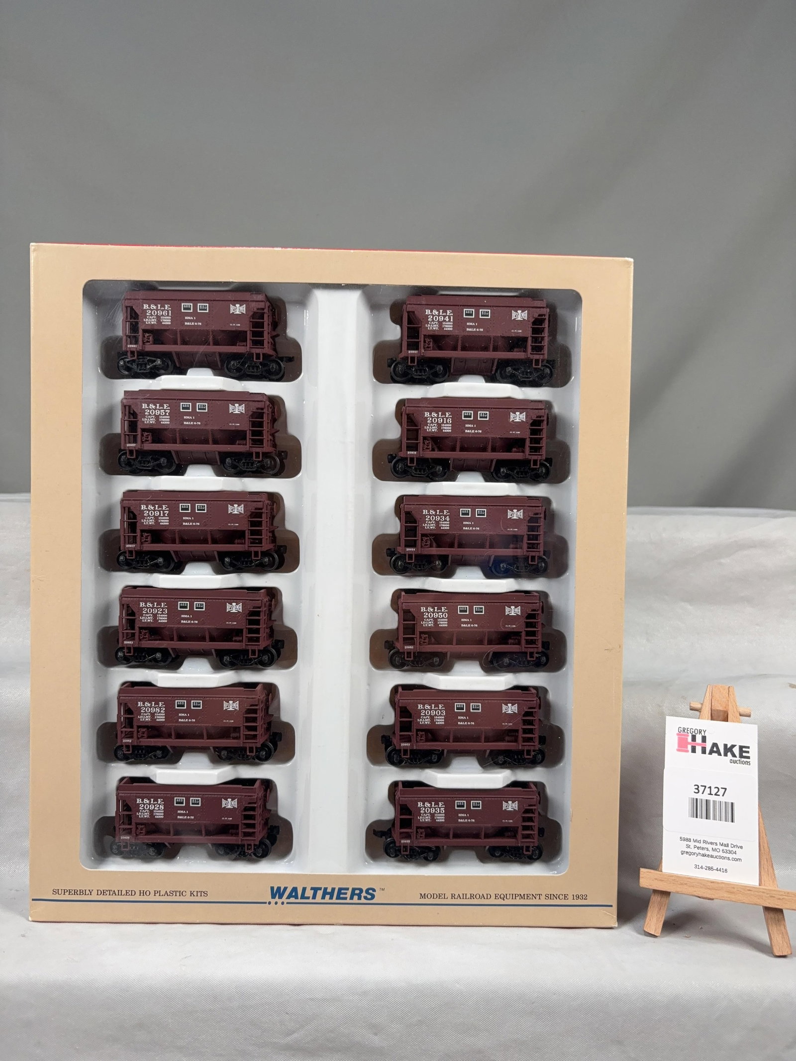 Walthers Ore Car -Taconite Version 12-Pack Bessemer & Lake Erie 932-4551 w/OB - 2