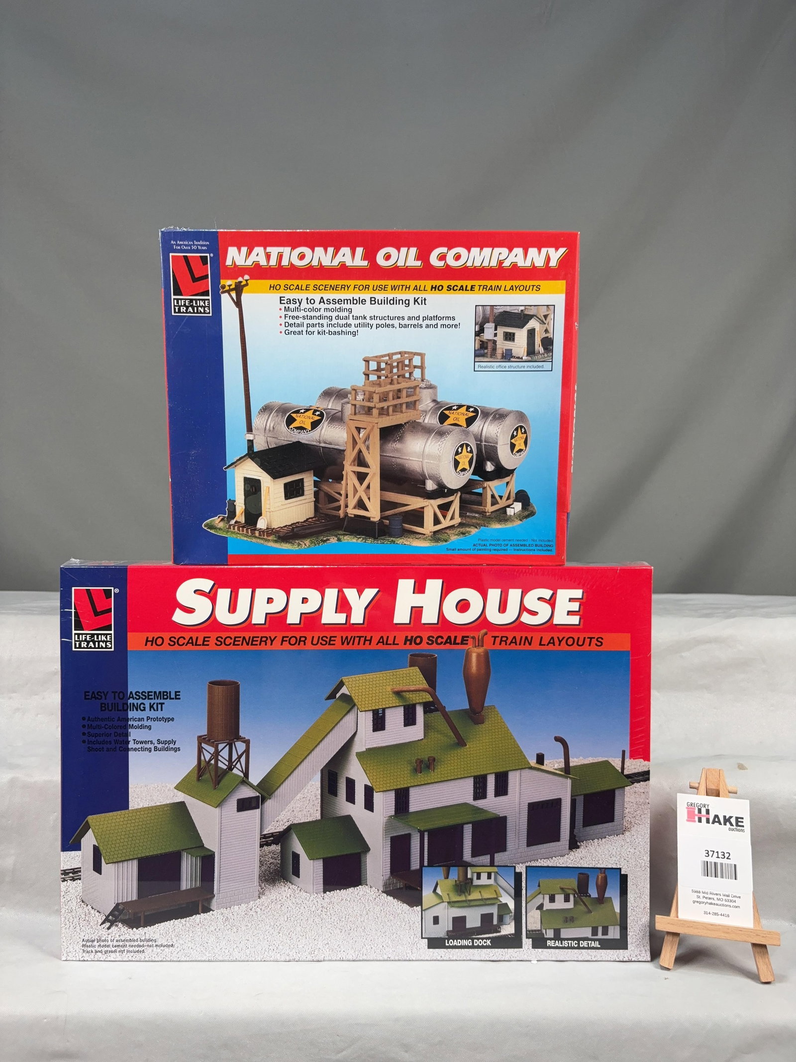 Life-Like Trains Building Structure Kits w/OB - 2